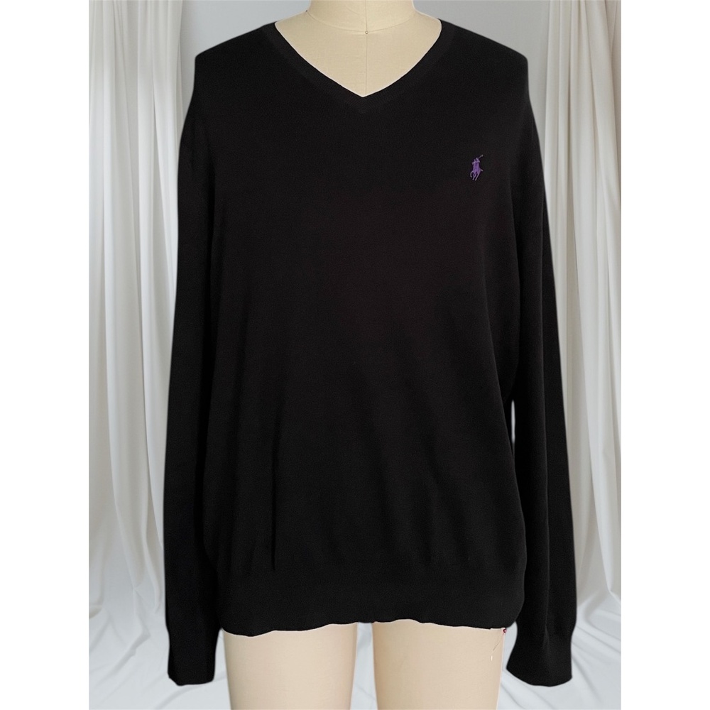 Polo Ralph Lauren Mens‎ XX-Large Black Cotton Sweater